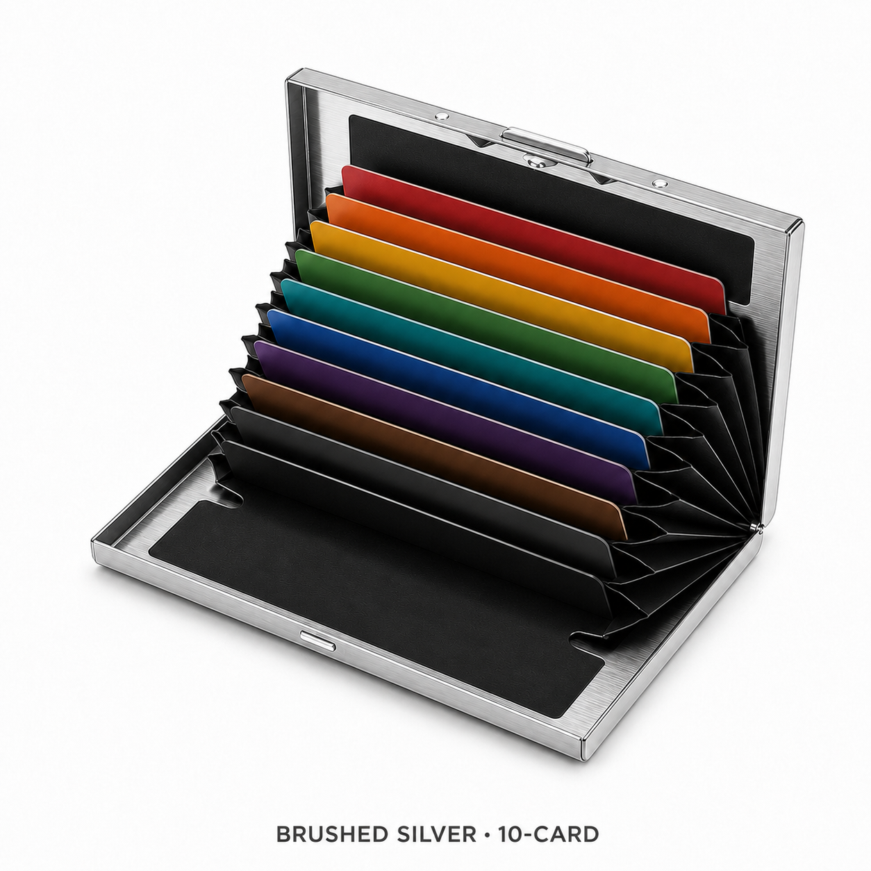 RFID-Blocking Stainless Steel Card Wallet – Organized, Secure & Pocket-Ready 🔒
