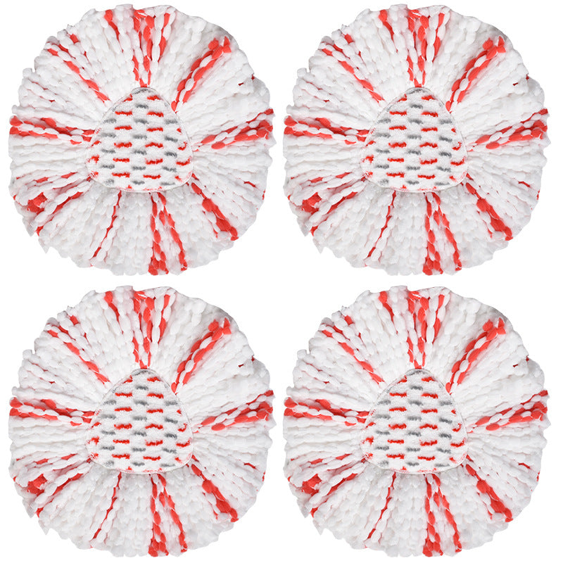 🧼 3-Pack 2-in-1 Scrubbing Spin Mop Replacement Heads