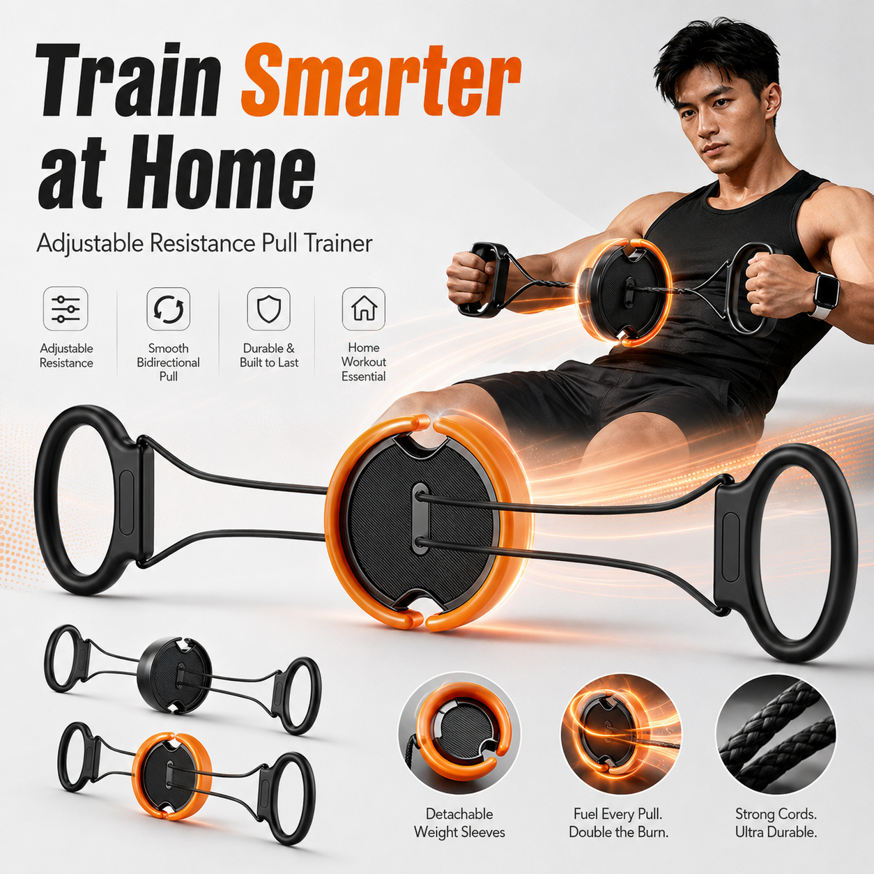 Smart Eccentric Training Rope β Like a Mini Flywheel
