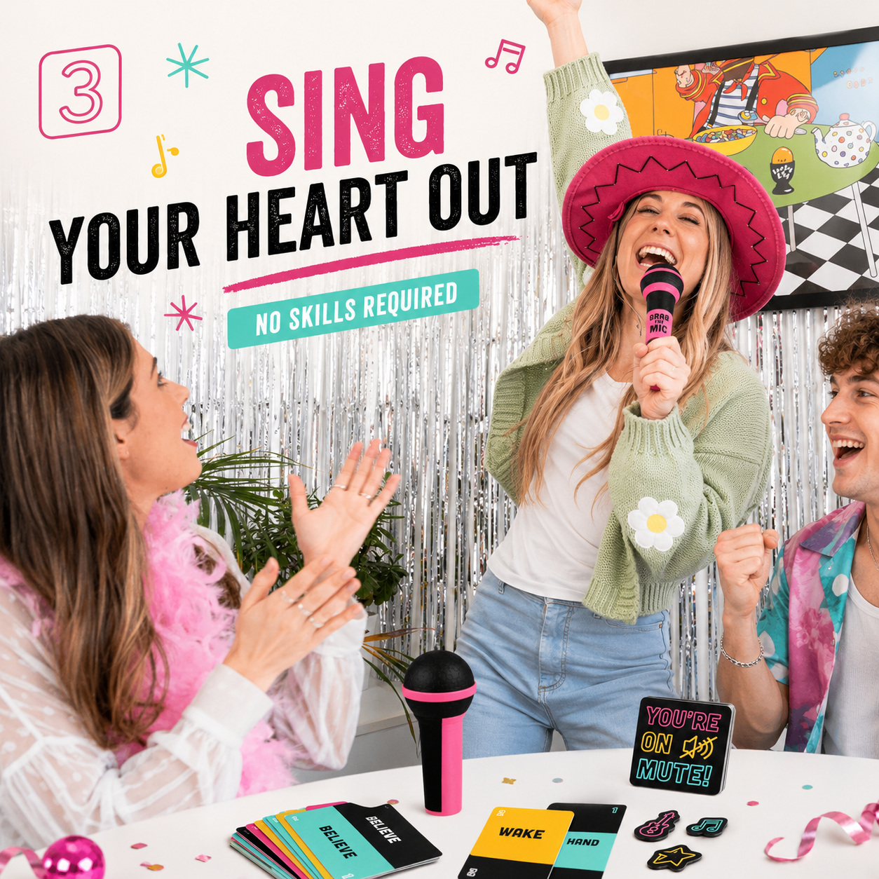 🎤Singing Optional. Grabbing Required.