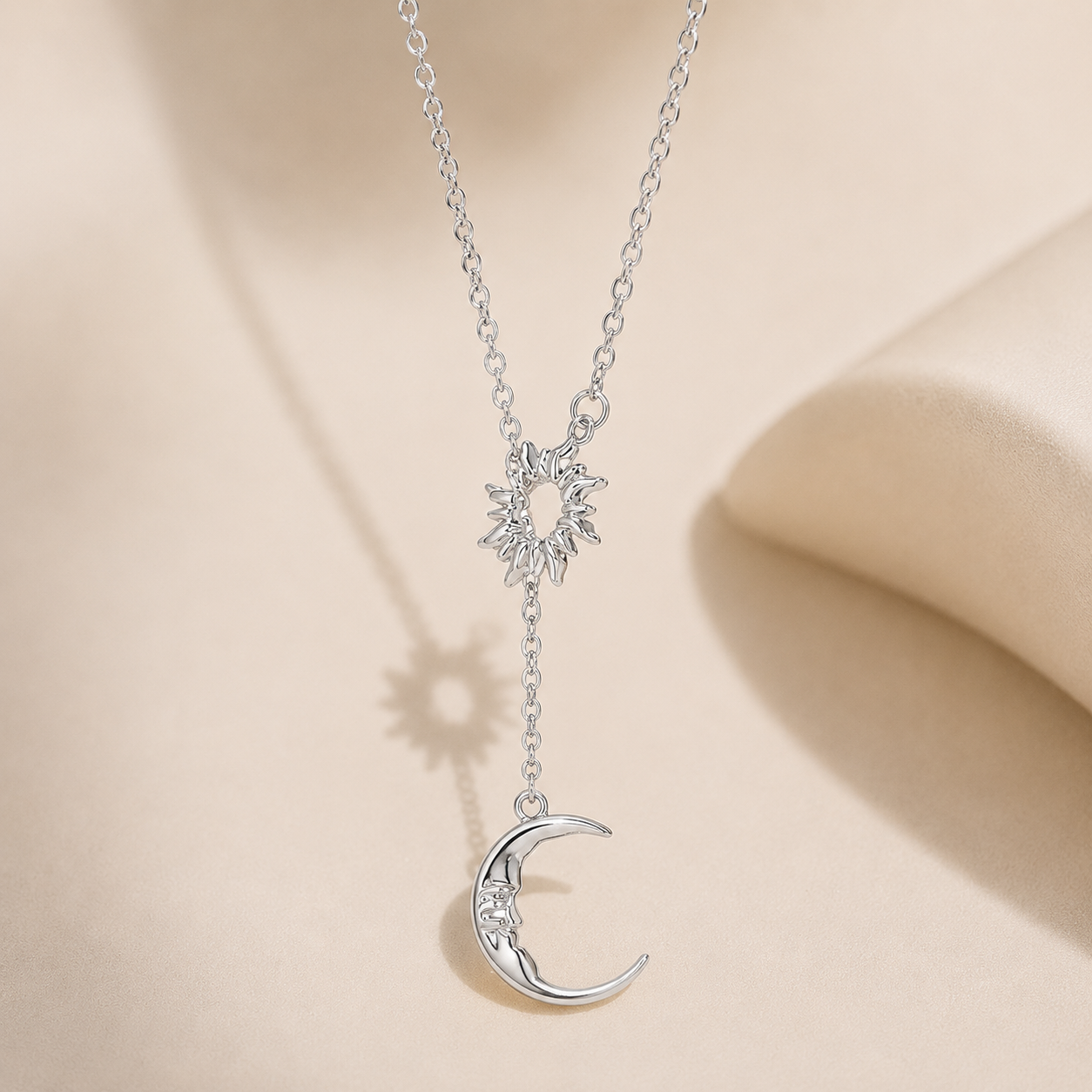 ๐ Sun & Moon Celestial Necklace โ Carry Your Light, Embrace Your Dreams ๐