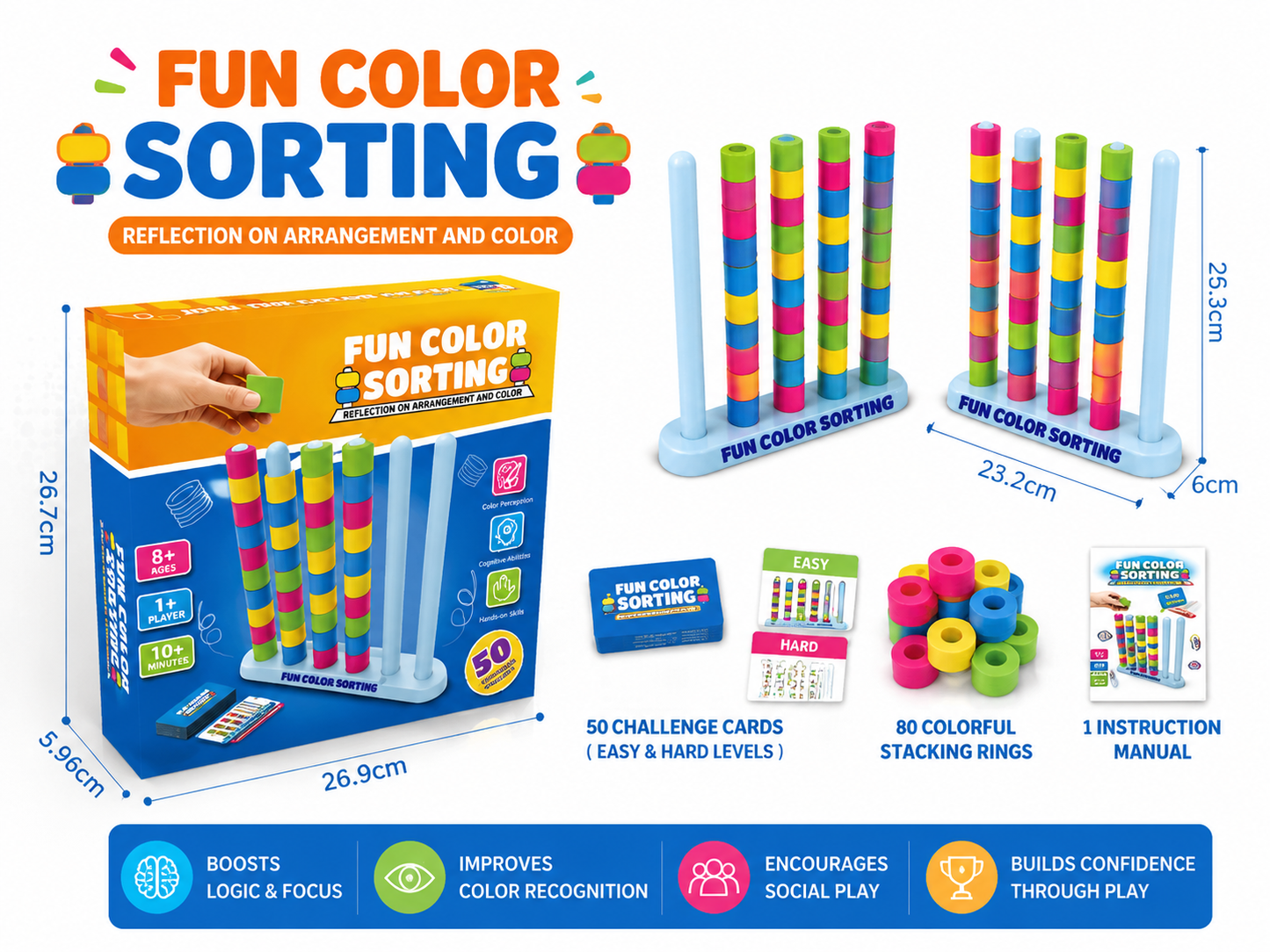 Color Stack – The Addictive Fast-Paced Family Game That Turns Every Game Night Into a Brain-Boosting Battle