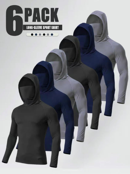 UPF 50+ Protection 6-Pack | Lightweight Active Hoodies for Men โ Breathable, Quick-Dry & Built for The Outdoors