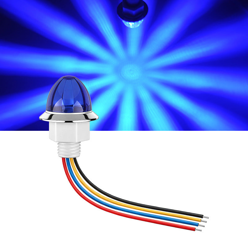 π 3/4" LED Marker Lights β 6 Pack Super Bright Waterproof Side Lights for Trucks, Trailers & RVs