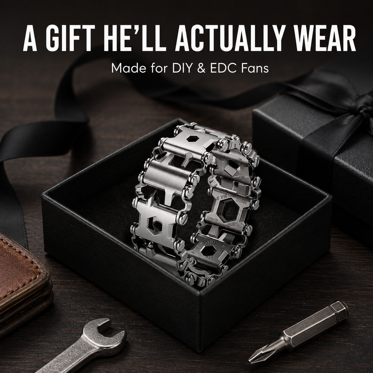 ⚙️ Tools You Can Wear – Heavy-Duty Multitool Bracelet for DIY, Outdoor & Everyday Carry