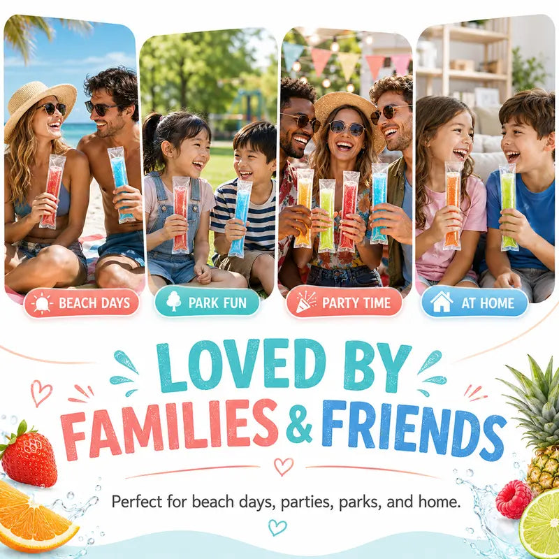 π§ DIY Ice Pop Bags | Leak-Proof Frozen Treat Maker