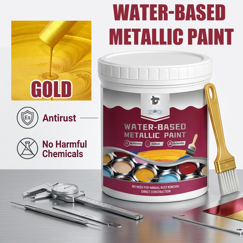 ⏳Time-Limited Special⏰Rust Converter Metallic Paint – One coat stops rust, no sanding, no fumes. 🔨🛡️