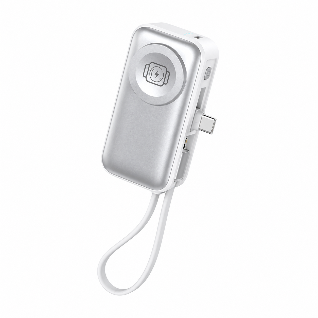 ✈️ Travel Essential 2026 – Mini Portable Power Bank With Built-In Cable For Phones