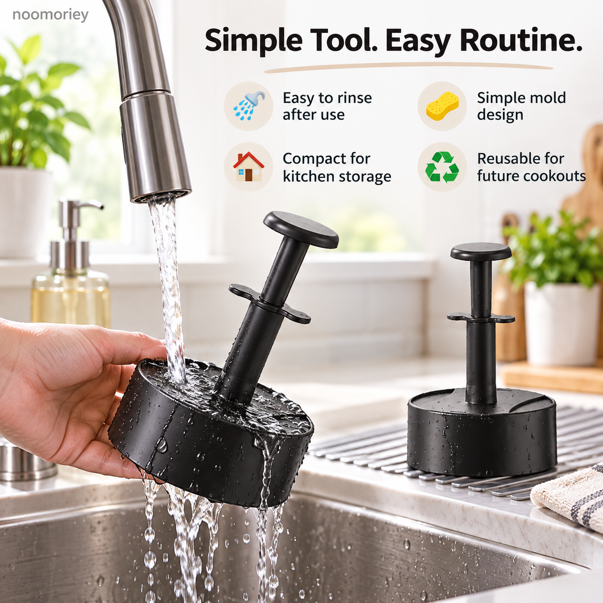 ๐ EasyPress Hamburger Patty Maker