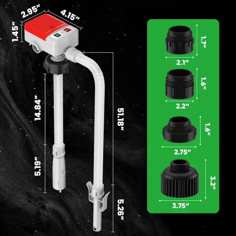 ⚡ Automatic-Stop Electric Liquid Transfer Pump – Fast, Clean & Spill-Free