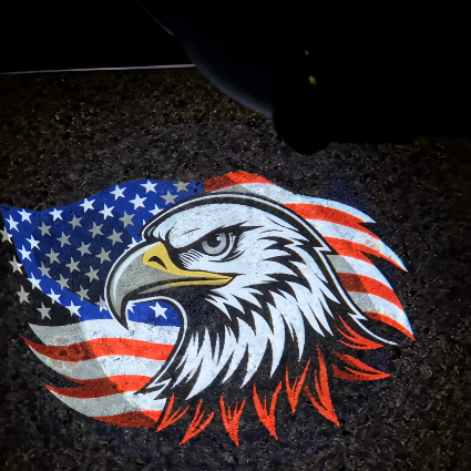 π Wireless Car Door Projector Light β Automatic Welcome Puddle Light with Patriotic & Military-Inspired Designs