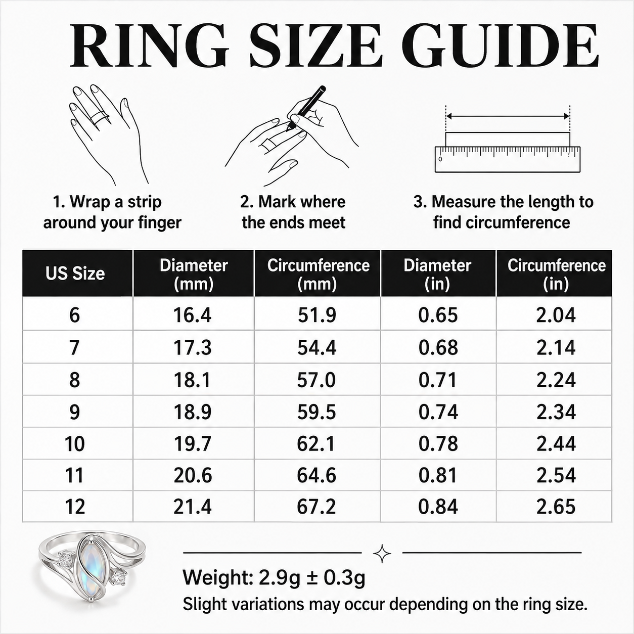 π Rainbow Moonstone Ring β 5A CZ Accent, Elegant Gift for Her πβ¨