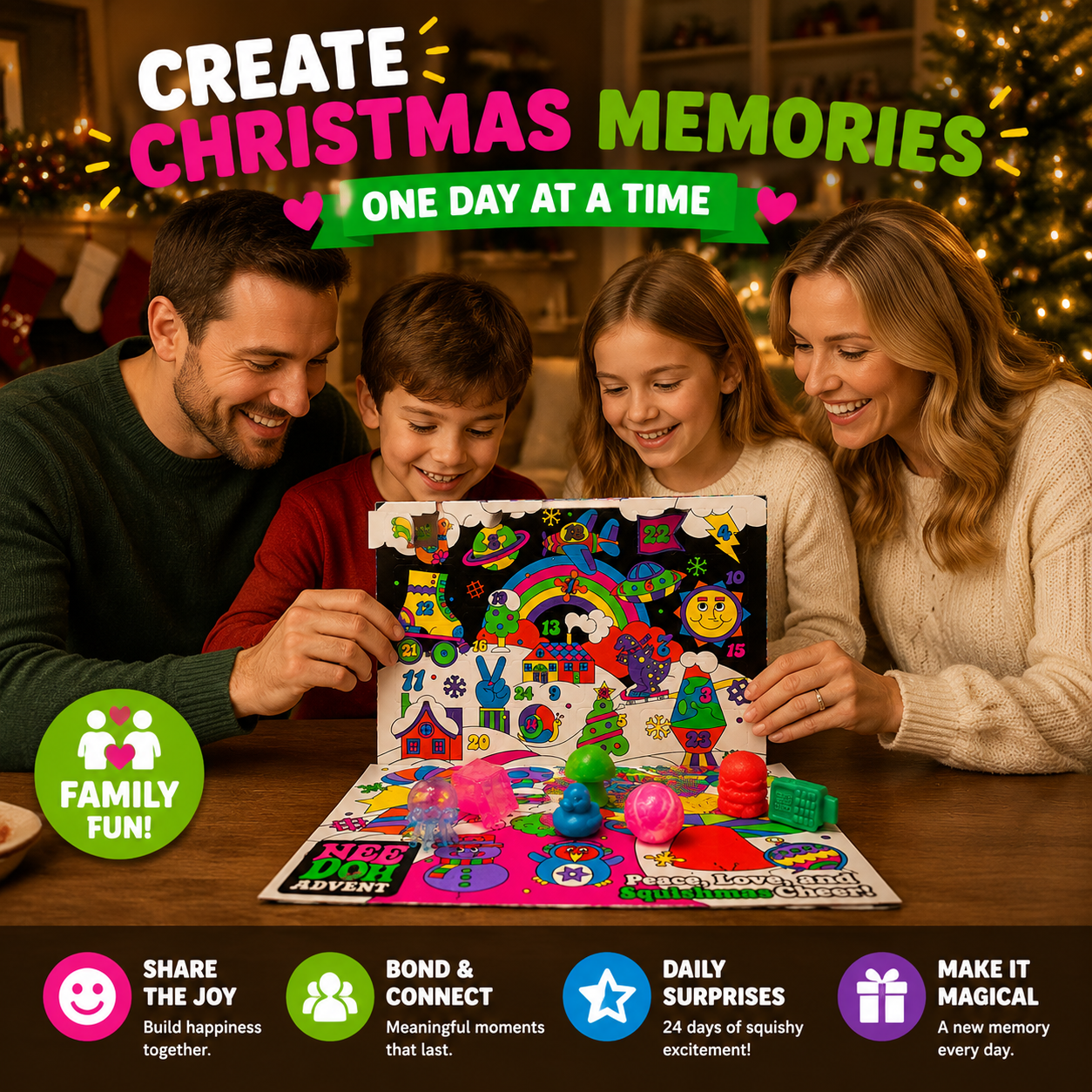 🎄 24-Day Squishy Advent Calendar – A New Surprise Every Day 🎁