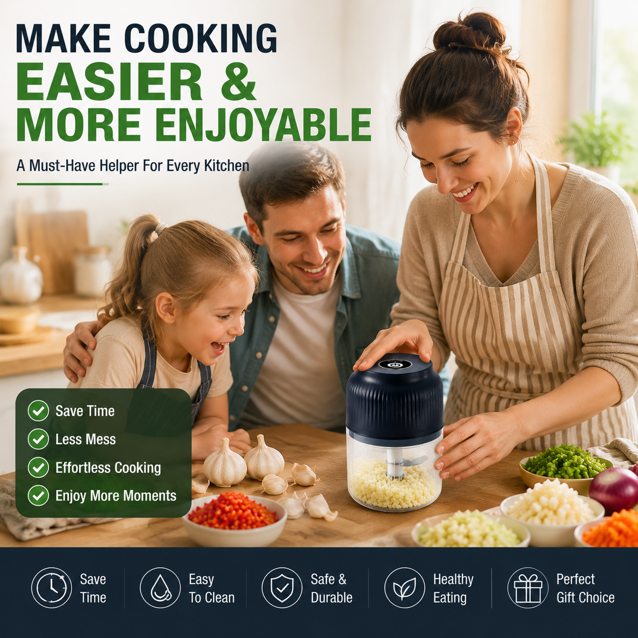 π₯50% off on the last day| π© Still Chopping Garlic by Hand? This Kitchen Gadget Does It in 3 Seconds