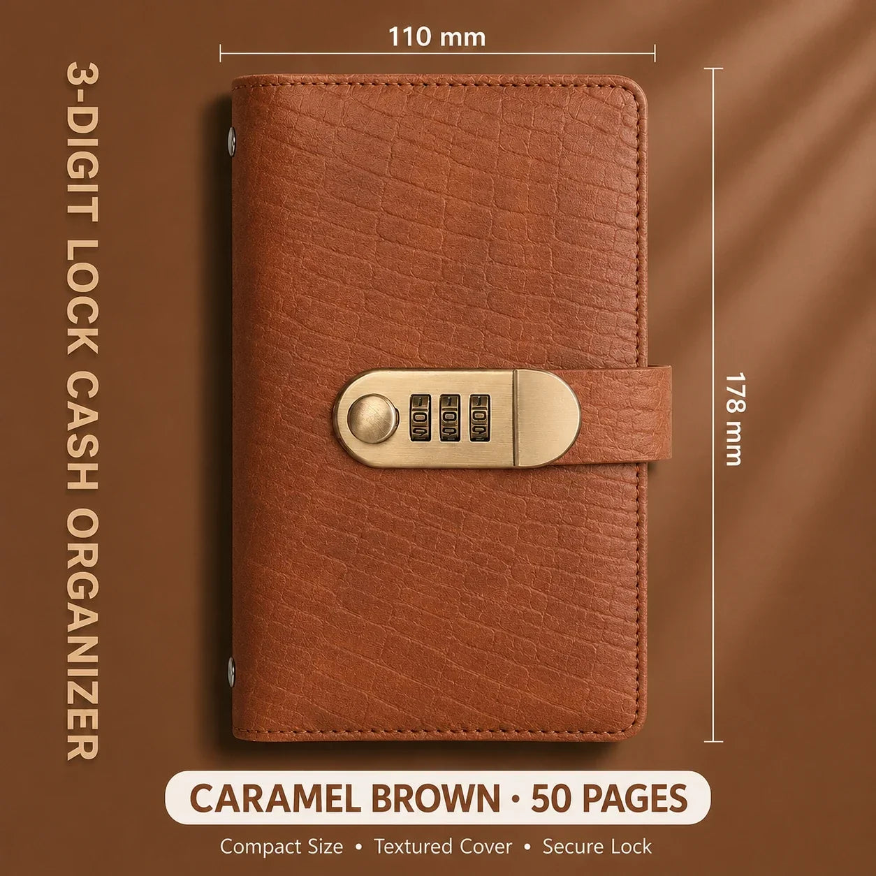 🔐Locking Banknote Collection Booklet | Holds 100 Bills💵