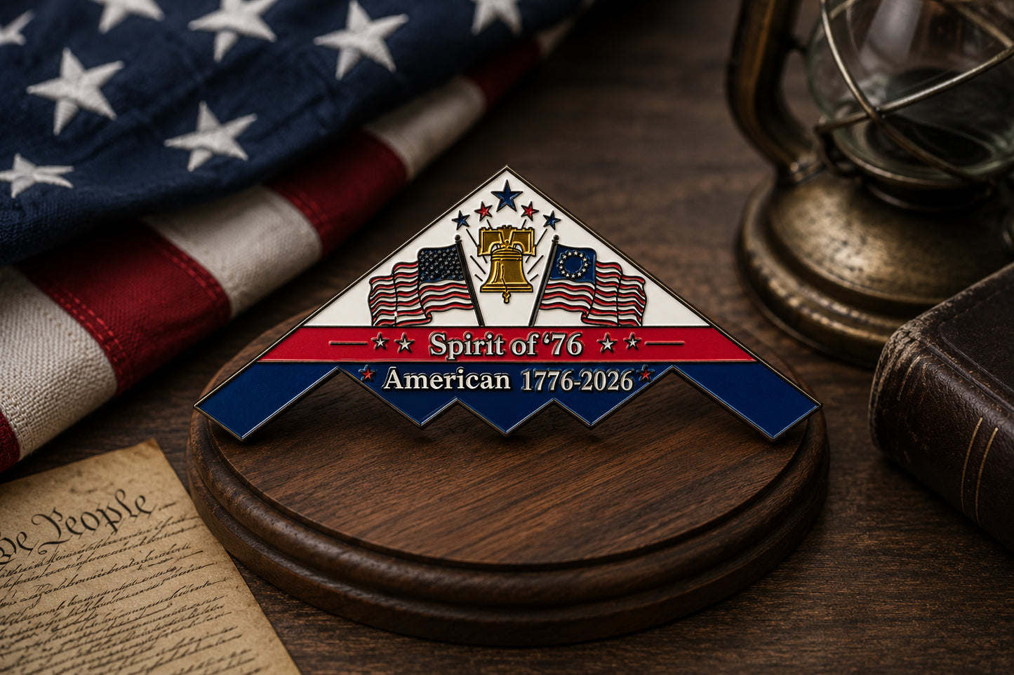 Spirit of '76 B-2 Stealth Bomber Challenge Coin