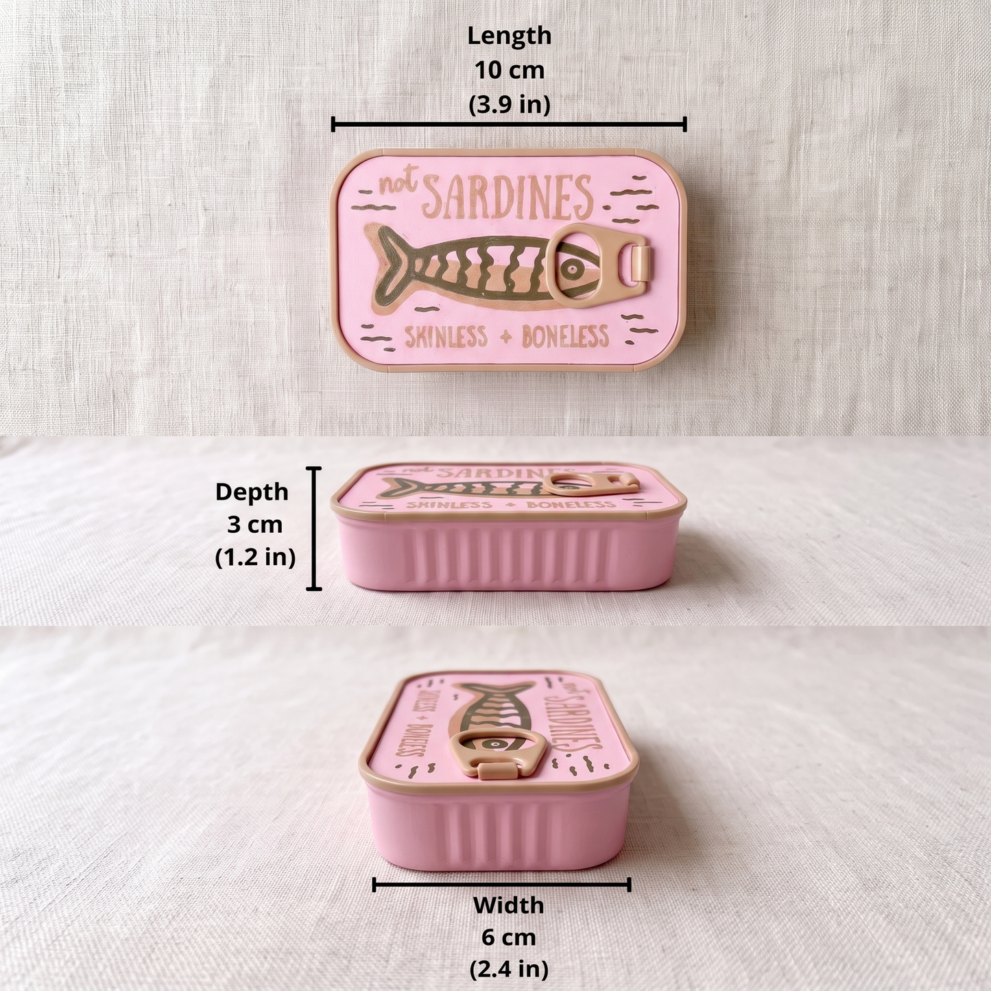 π Vintage Sardine Tin Jewelry Box β Cute Mini Travel Organizer for Rings & Earrings