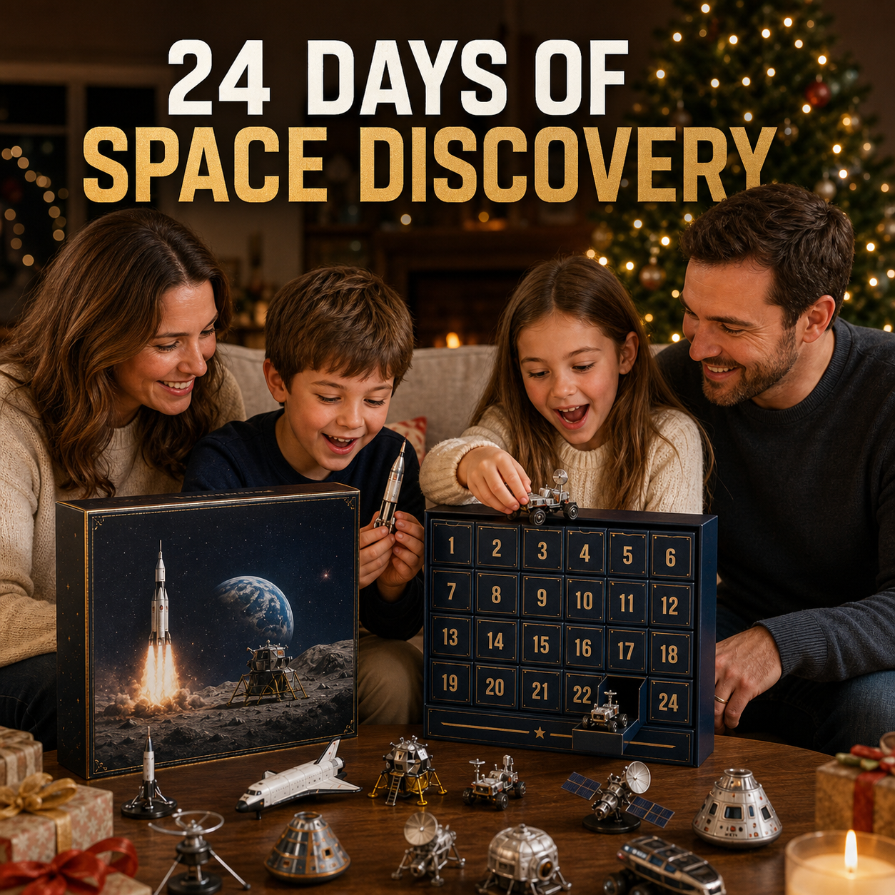 🚀 2026 Space Exploration Advent Calendar – 24 Days of Missions & Collectible Surprises