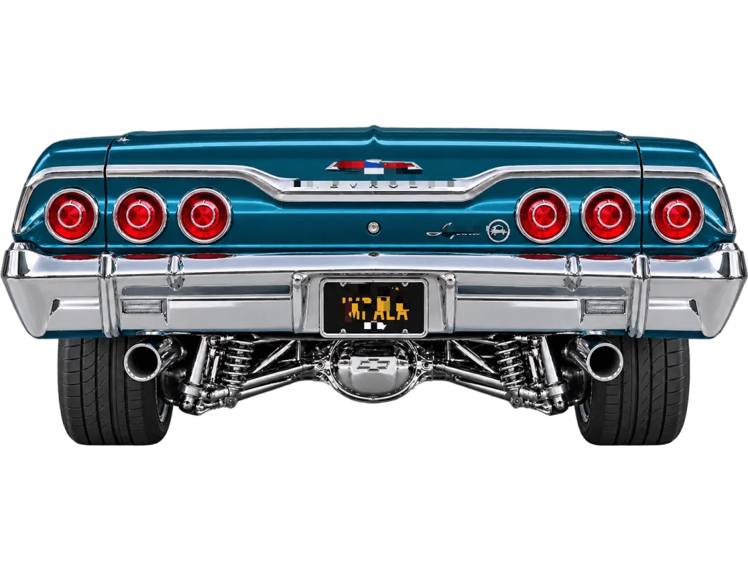 🚗 Classic Lowrider Car Rear Wall Shelf Lamp
