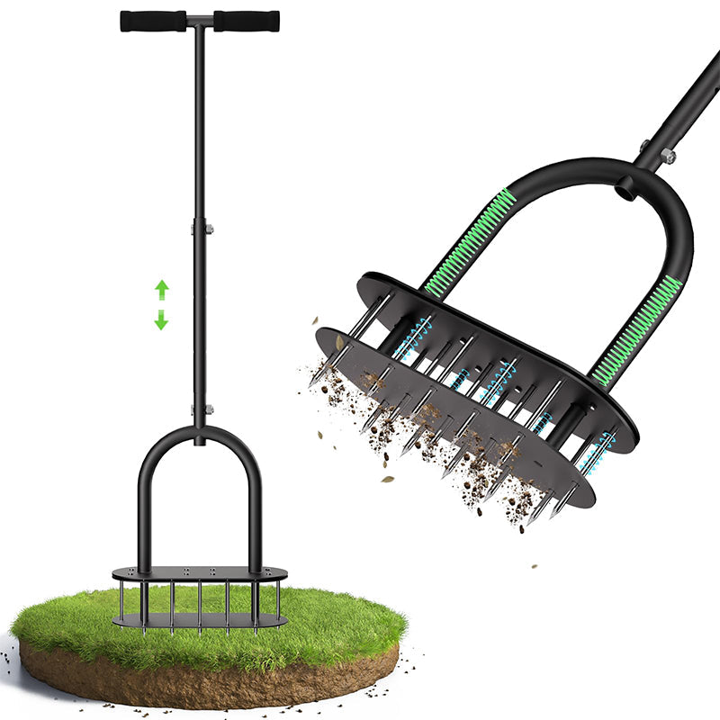 π± Manual Lawn Coring Aerator β
Carbon Steel Build & Spring Ejection | Healthier Grass Made Easy π