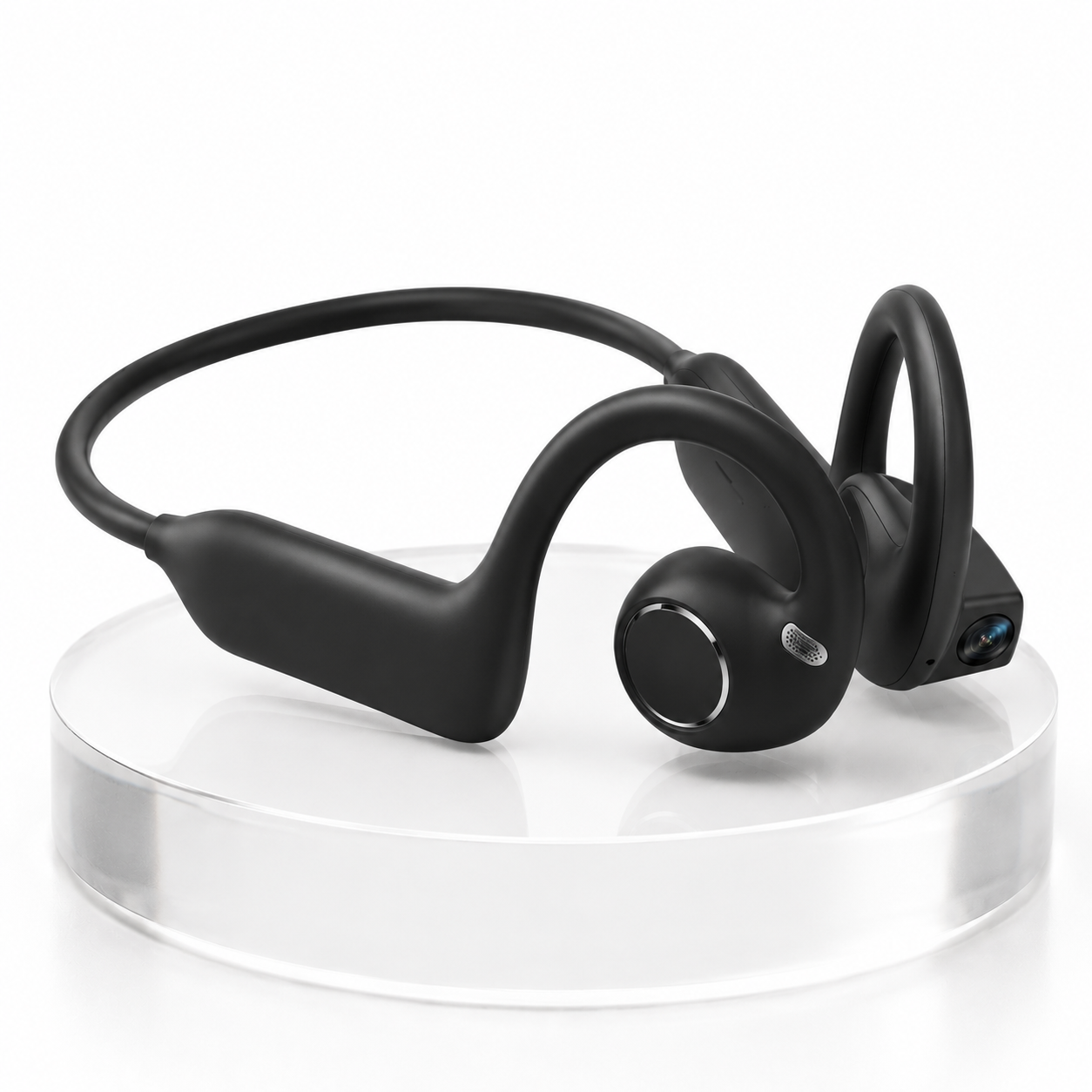 📸 Smart Open-Ear Camera Headset – Hands-Free POV Recording & Audio