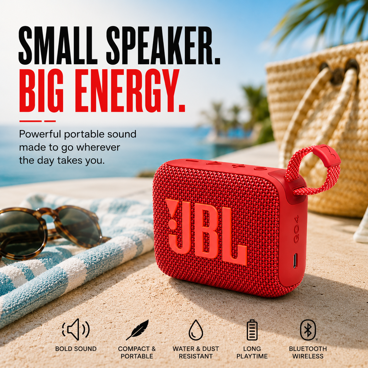 ⚡ SPECIAL OFFER | Compact Portable Bluetooth Speaker – Powerful Sound Anywhere