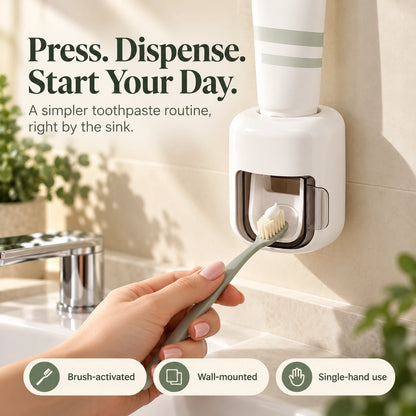 🪥Wall-Mounted Toothpaste Dispenser | Brush-Activated