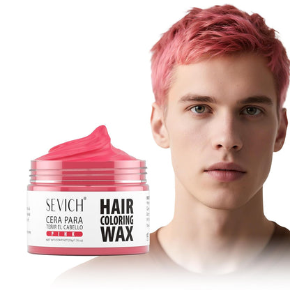 🌈 Temporary Hair Color Styling Wax | Washable Color & Strong Hold for Parties, Festivals and Cosplay