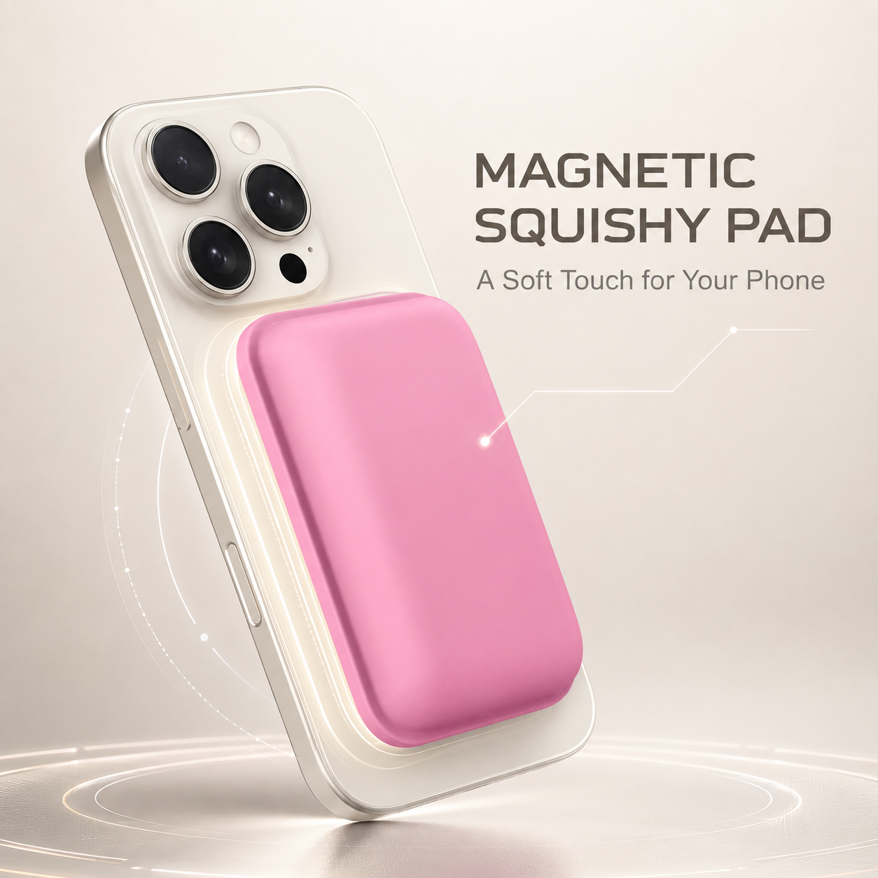 Magnetic Phone Squishy™ | Soft Stress Relief Fidget Toy for MagSafe Phones