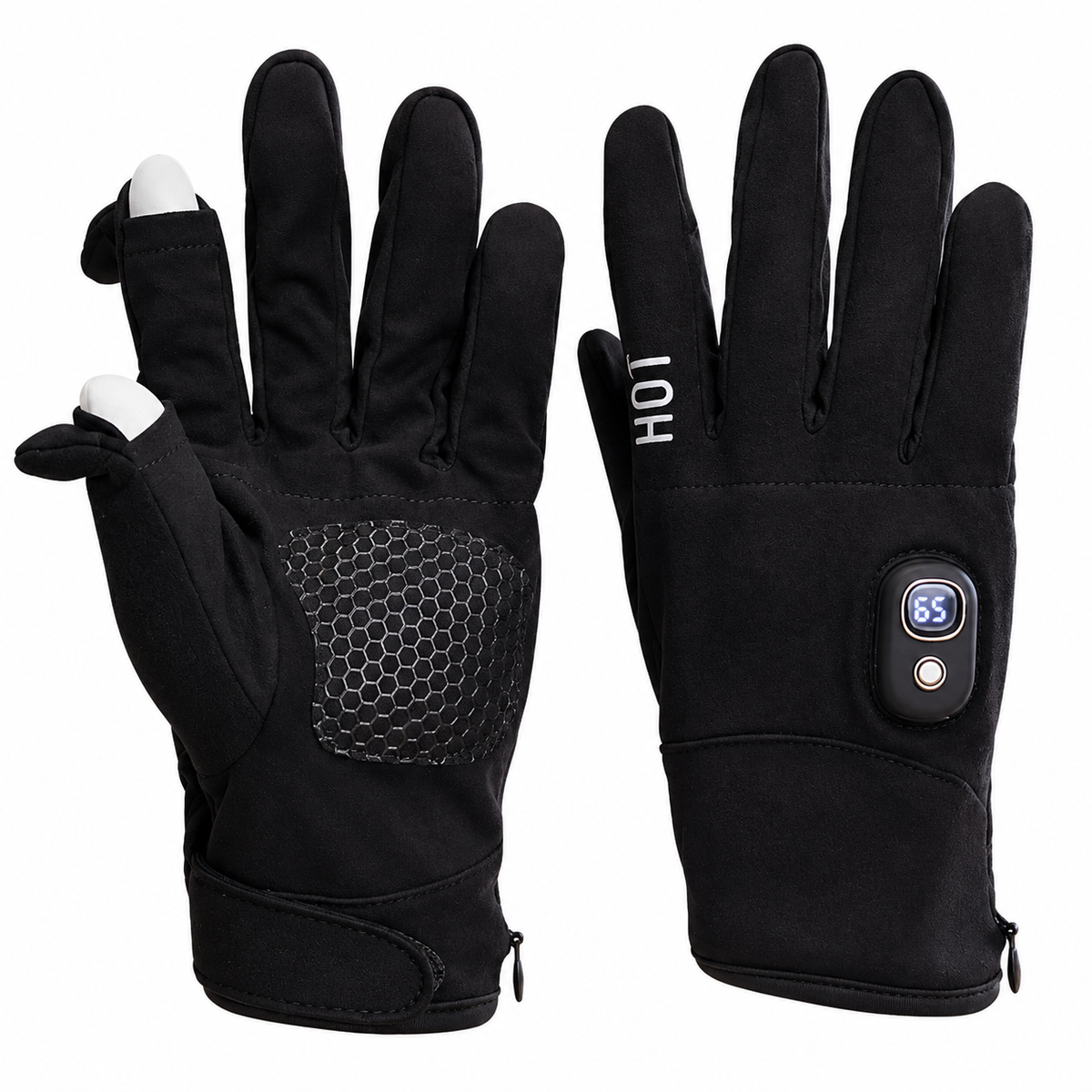 🔥 HOT SALE | Rechargeable Heated Gloves – Touchscreen Winter Gloves with Adjustable Heat for Skiing, Hiking & Outdoor Use