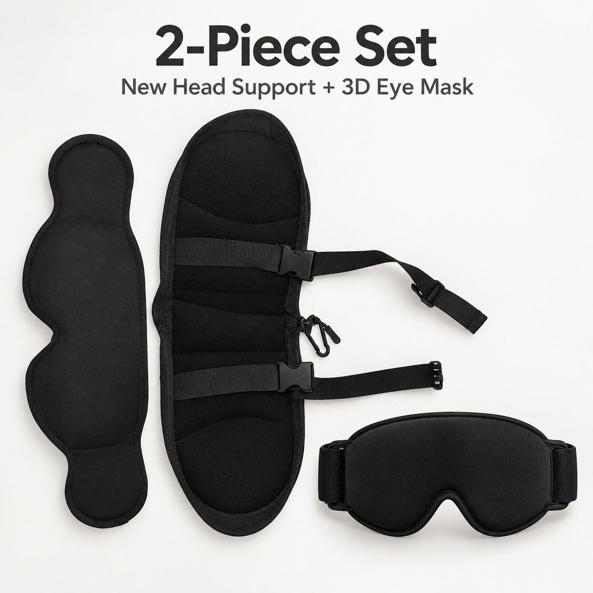 ✈️ 3-in-1 Full Support Travel Kit – Rest Better on Every Flight 😴💤