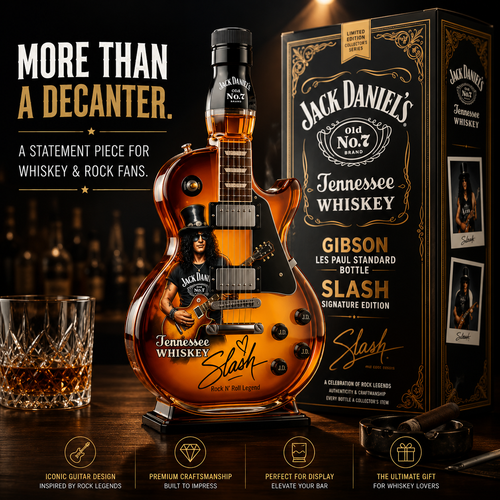 🎸 Guitar Whiskey Decanter | Rock-Inspired Collectible Bottle Gift