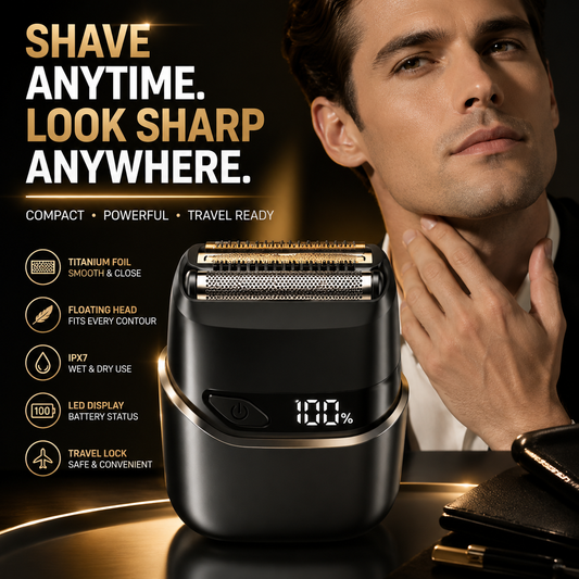 🔥 Hot sell  Portable Electric Foil Shaver For Men