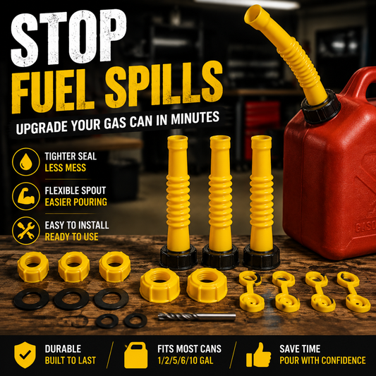 ⛽ Upgraded Gas Can Spout Replacement Kit | Stop Leaks & Pour Easier
