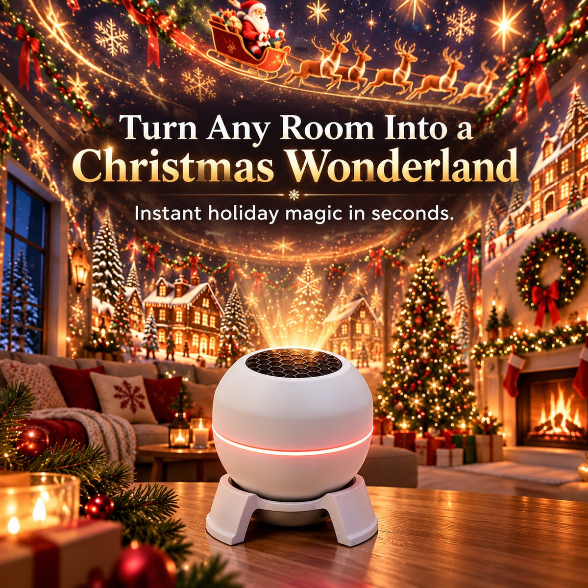 Thethenuvaro™ Christmas Projector