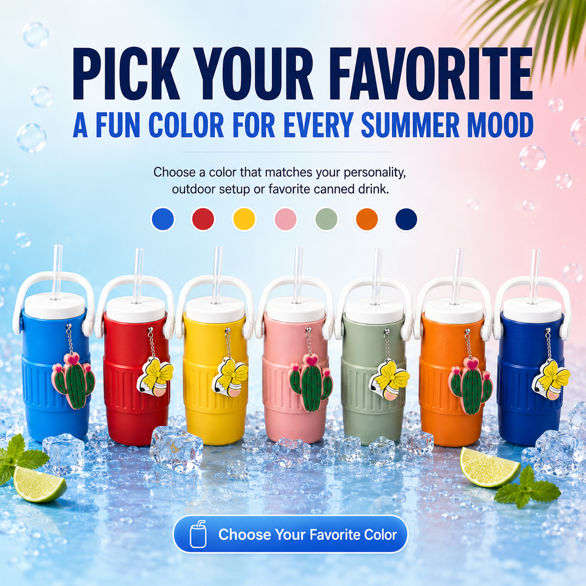 🥤Ice-Chill Can Cooler Cup❄️