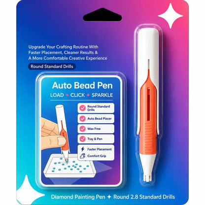 ✨ TRENDING NOW | Automatic Diamond Painting Tool – A Smarter Wax-Free Way to Place Round Drills