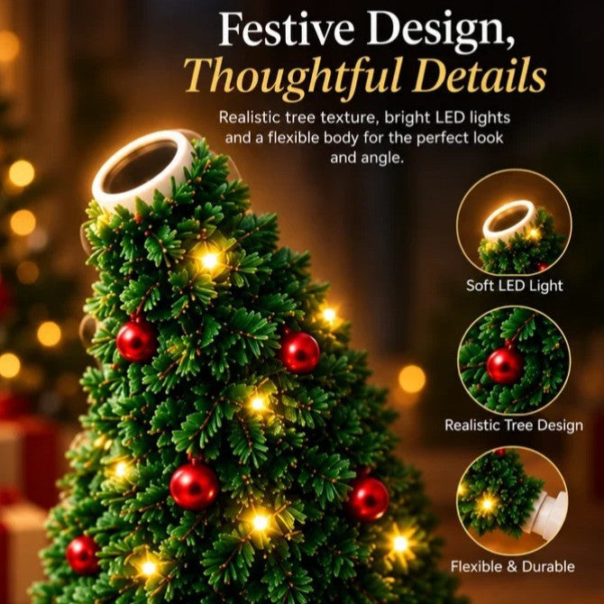 🎄Instant Holiday Room Decor- Plug-In Christmas Tree Projection Night Light