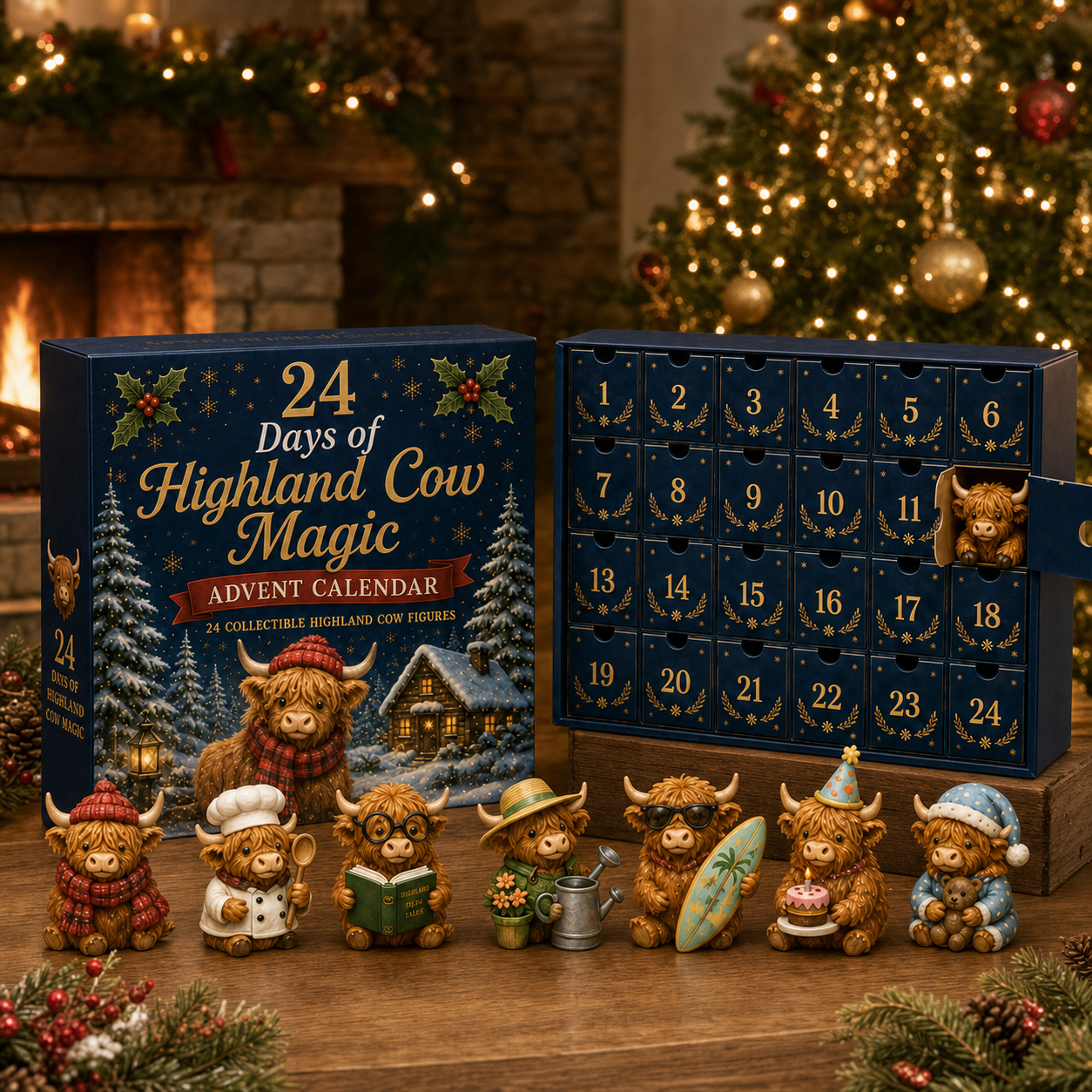 🐮 24 Days of Highland Cow Magic™ Advent Calendar