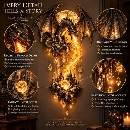 🎁Last Day 49% OFF -🐉 Dragonfire Guardian™ Wall Sconce – A Legendary Flame Awakens On Your Wall
