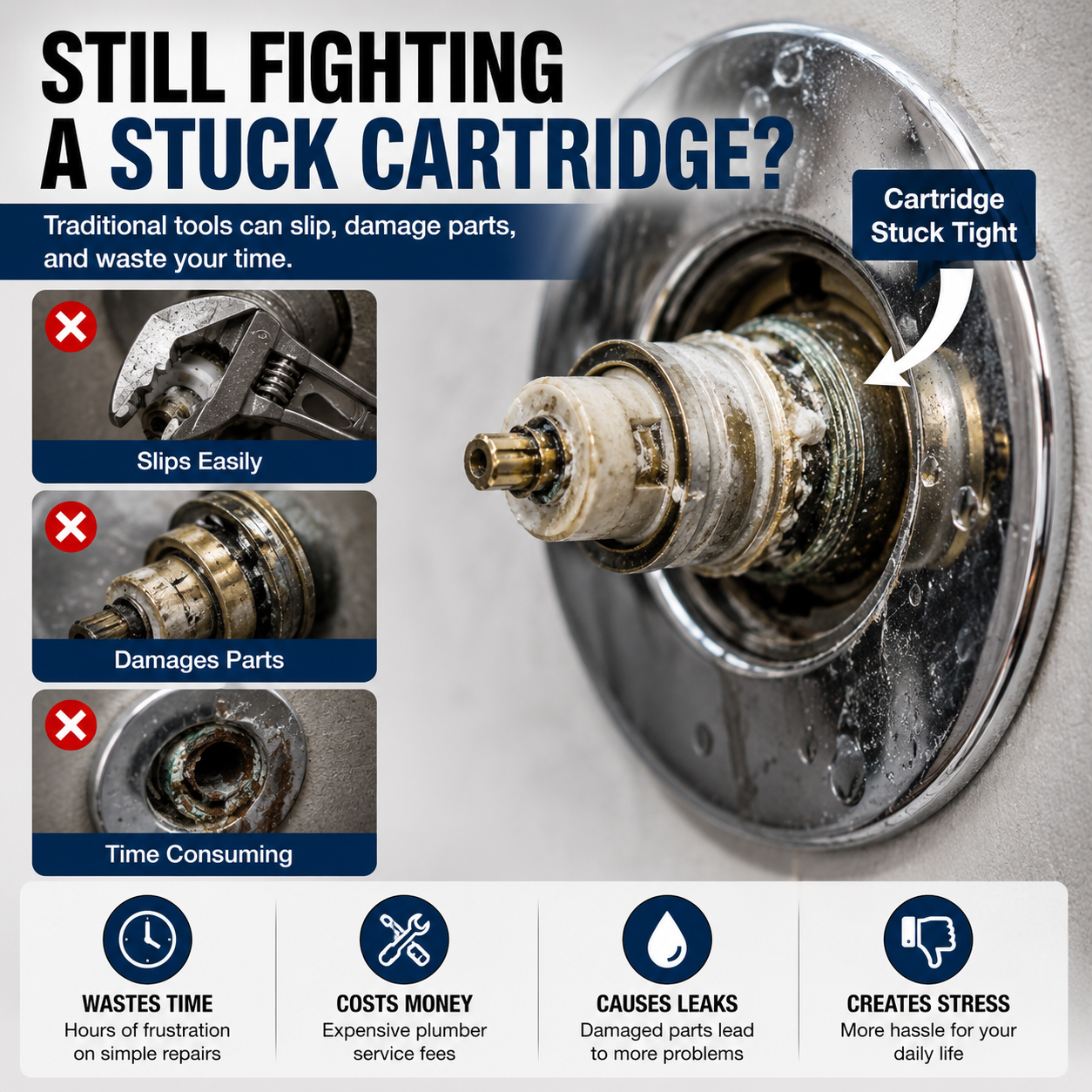 🔧 Faucet Cartridge Puller Tool | 🚿 Remove Stuck 1200 / 1222 / 1225 Cartridges Fast