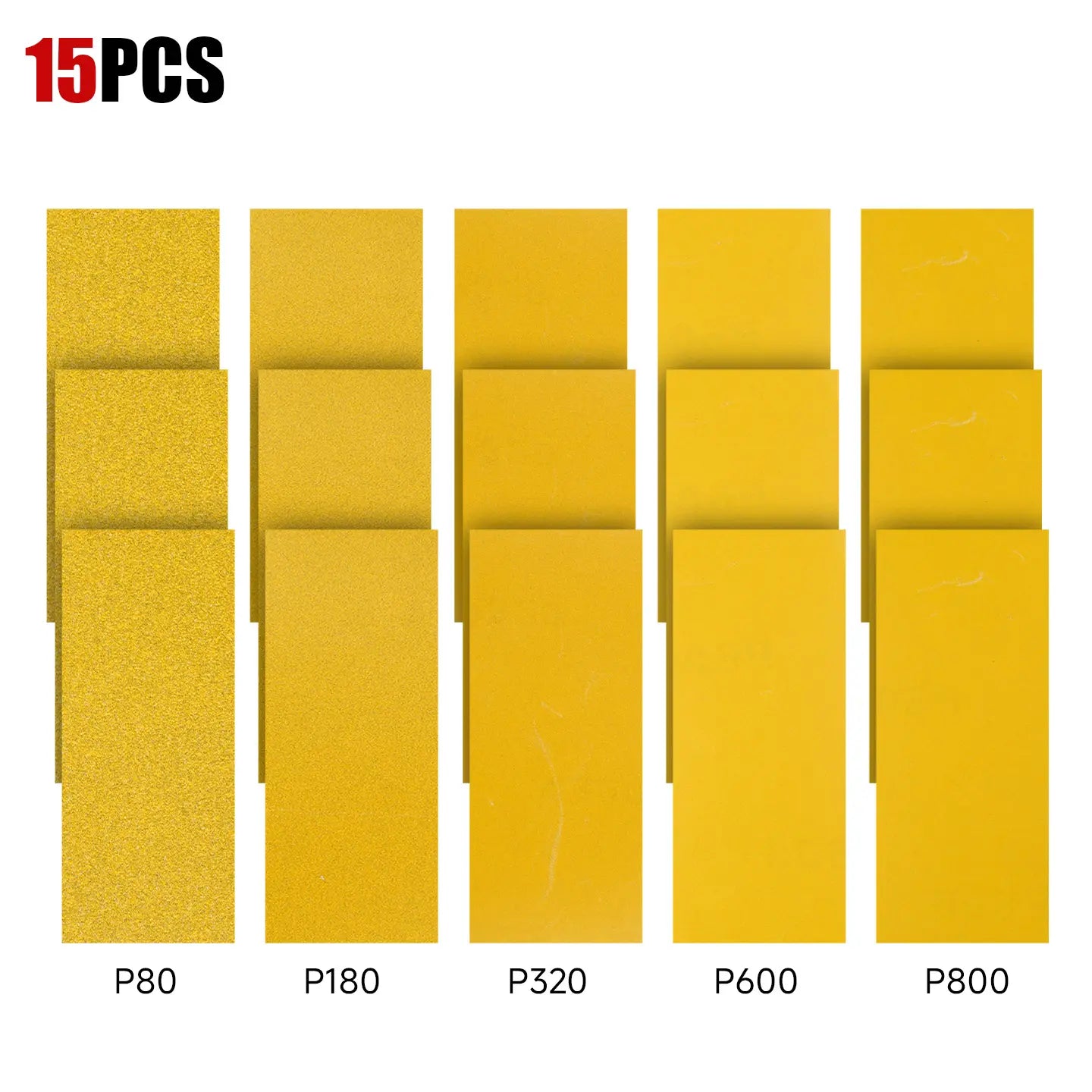 🛠️ HOT SALE | 16-Pack Wet & Dry Sandpaper Set – 80-800 Grit Sanding Sponges for Wood, Metal, Drywall & Auto