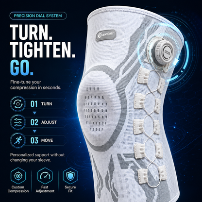 🦵 Not Just a Knee Sleeve — Adjustable Support That Fits You