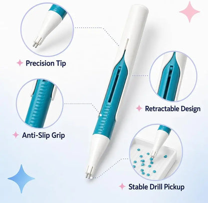 ✨ TRENDING NOW | Automatic Diamond Painting Tool – A Smarter Wax-Free Way to Place Round Drills