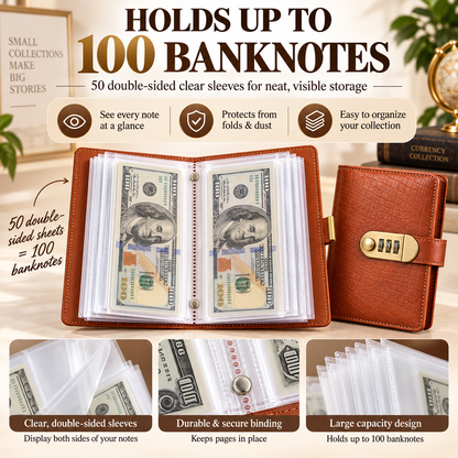 🔒 MONEY ORGANIZER | A6 Savings Notebook with Secure Closure – Cash Storage, Budget Planner & Expense Tracker