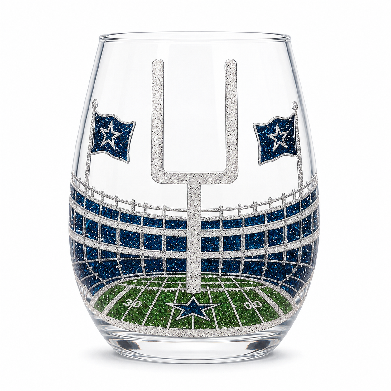 🏈 GAME DAY FAVORITE | Football Drinking Glass – Statement Drinkware for Watch Parties & Victory Toasts