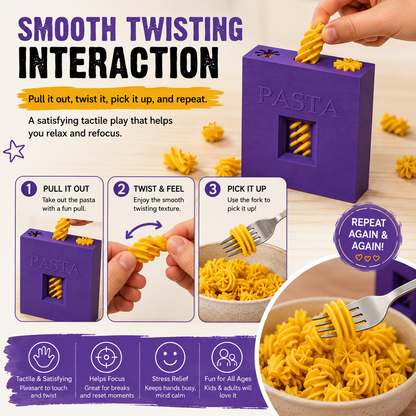 🚀Pasta Fidget Toy Set – Screen-Free Sensory Toy for Kids & Adults