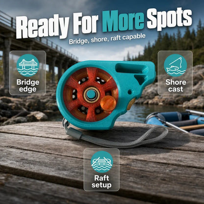 🎣Portable Rodless Pocket Fishing Reel Device🧵