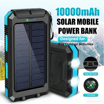 ⚡ SPECIAL OFFER | 30000mAh Solar Power Bank – High-Capacity Portable Charger for Outdoor Use
