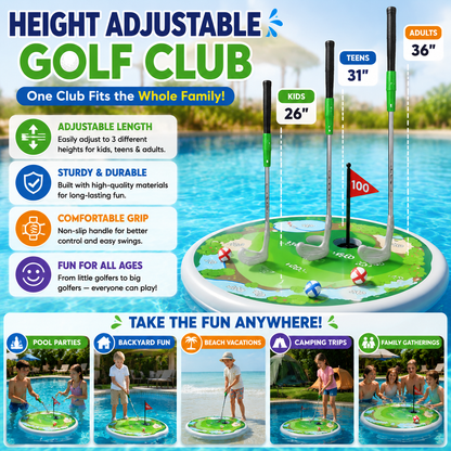 Floating Golf Pool Game – Interactive Water Toy for Kids & Family Fun